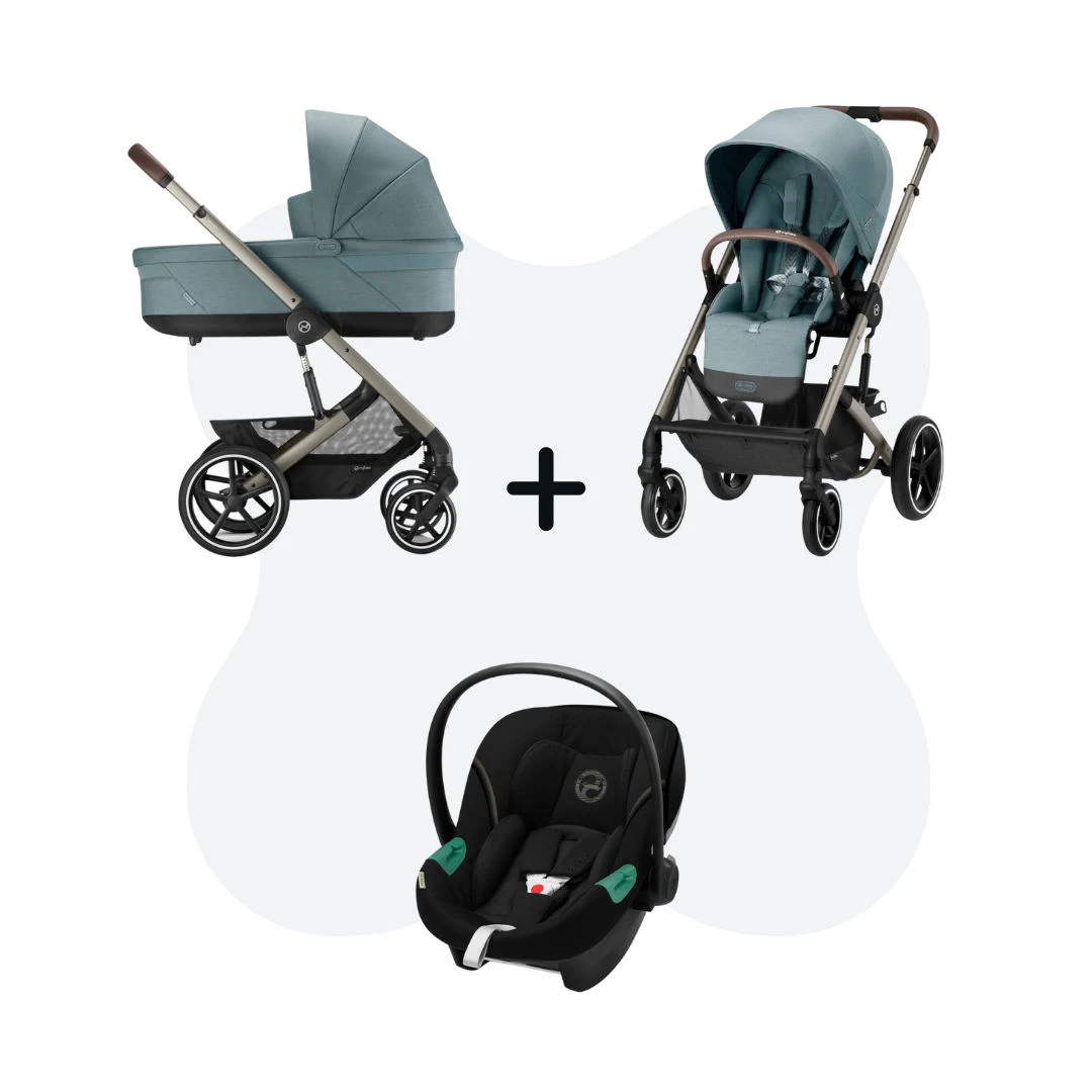Cybex Balios S Lux Travelsystem Sky Blue - Taupe Frame 2023 met Aton S2 Cybex Balios S Lux Travelsystem Sky Blue - Taupe Frame 2023 Met Aton S2 -Babyproducten Verkoopwinkel 1