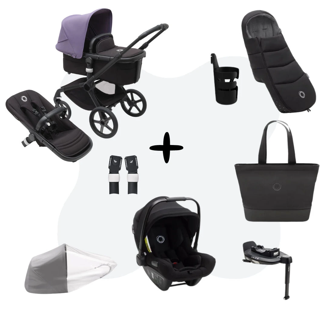 Bugaboo Fox 5 Newborn Bundel Black - Midnight Black - Customize Yourself Bugaboo Fox 5 Newborn Bundel Black - Midnight Black - Customize Yourself -Babyproducten Verkoopwinkel 51