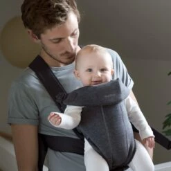 BabyBjörn Mini 3D Jersey Draagzak -Babyproducten Verkoopwinkel babybj rn mini 3d jersey draagzak donkergrijs 4