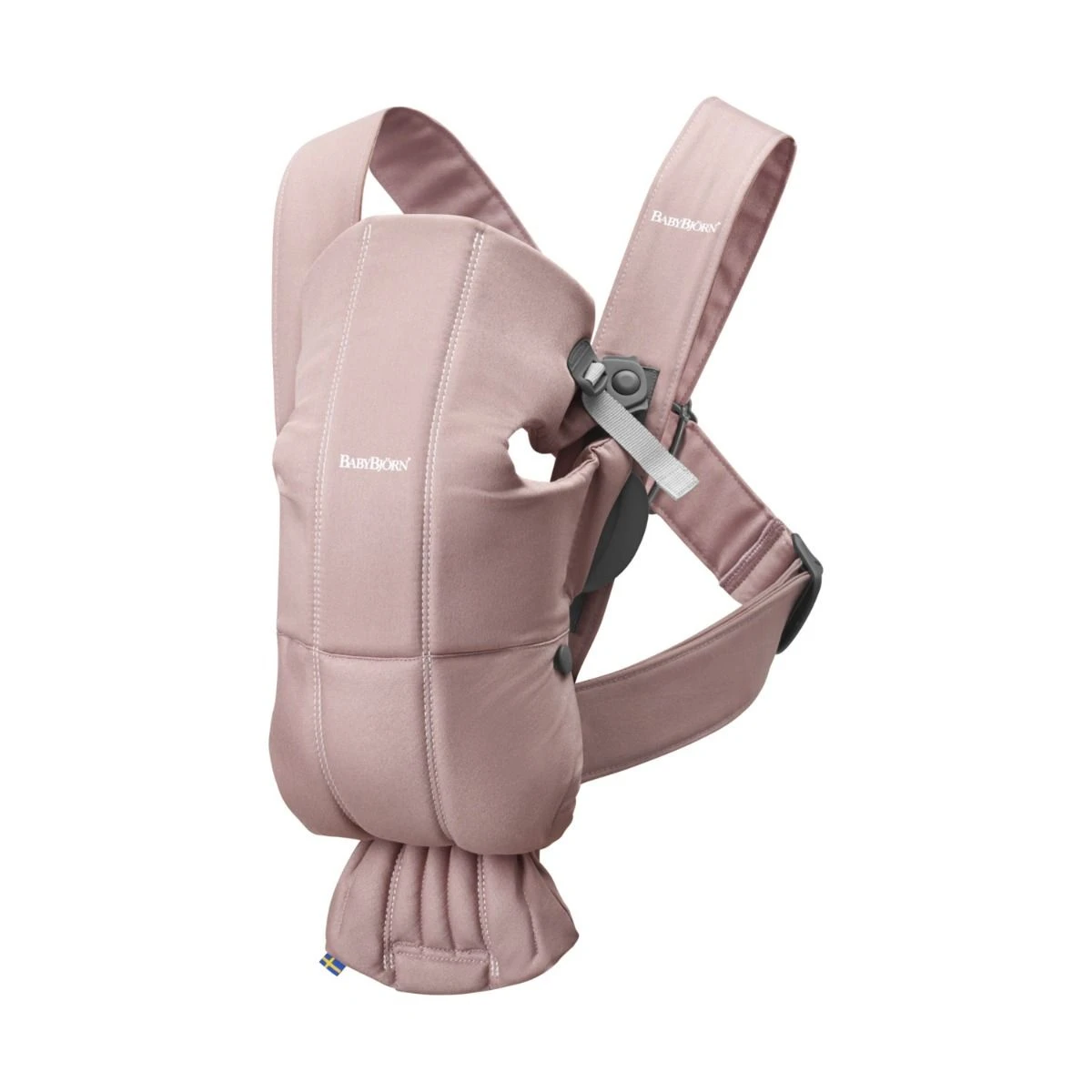 BabyBjörn Mini Cotton Draagzak BabyBjörn Mini Cotton Draagzak -Babyproducten Verkoopwinkel babybj rn mini cotton draagzak oudroze 1