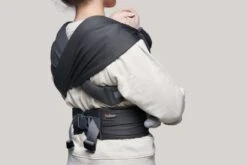 BeSafe Draagzak Newborn Haven -Babyproducten Verkoopwinkel besafe newborn haven anthracite forest achteraanzicht