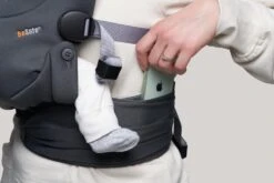 BeSafe Draagzak Newborn Haven -Babyproducten Verkoopwinkel besafe newborn haven anthracite forest zijaanzicht 3