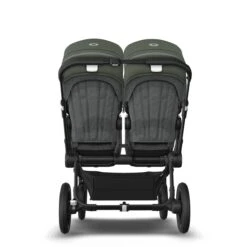 Bugaboo Donkey 5 Duo Black- Grey Melange - Forest Green -Babyproducten Verkoopwinkel bugaboo donkey 5 duo black grey melange forest green 11