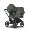 Bugaboo Donkey 5 Duo Black- Grey Melange - Forest Green