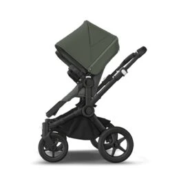 Bugaboo Donkey 5 Duo Black- Grey Melange - Forest Green -Babyproducten Verkoopwinkel bugaboo donkey 5 duo black grey melange forest green7