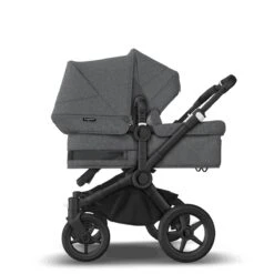 Bugaboo Donkey 5 Duo Black - Grey Melange - Grey Melange -Babyproducten Verkoopwinkel bugaboo donkey 5 duo black grey melange grey melange 4