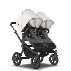 Bugaboo Donkey 5 Duo Black - Grey Melange - Misty White -Babyproducten Verkoopwinkel bugaboo donkey 5 duo black grey melange misty white 12