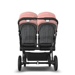 Bugaboo Donkey 5 Duo Black - Grey Melange- Morning Pink -Babyproducten Verkoopwinkel bugaboo donkey 5 duo black grey melange morning pink 13