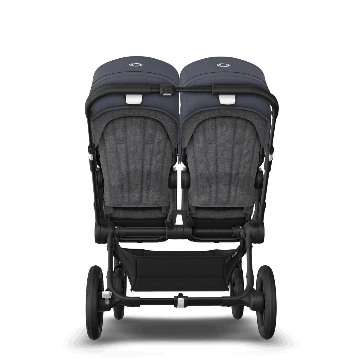 Bugaboo Donkey 5 Duo Black - Grey Melange - Stormy Blue Bugaboo Donkey 5 Duo Black - Grey Melange - Stormy Blue -Babyproducten Verkoopwinkel bugaboo donkey 5 duo black grey melange stormy blue 7