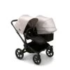 Bugaboo Donkey 5 Duo Black - Midnight Black - Misty White