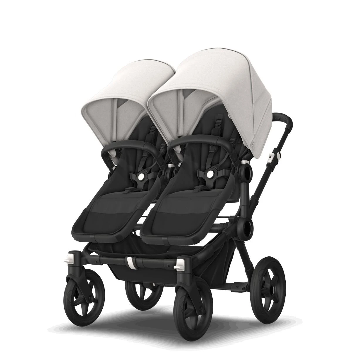 Bugaboo Donkey 5 Duo Black - Midnight Black - Misty White Bugaboo Donkey 5 Duo Black - Midnight Black - Misty White -Babyproducten Verkoopwinkel bugaboo donkey 5 duo black midnight black misty white 9