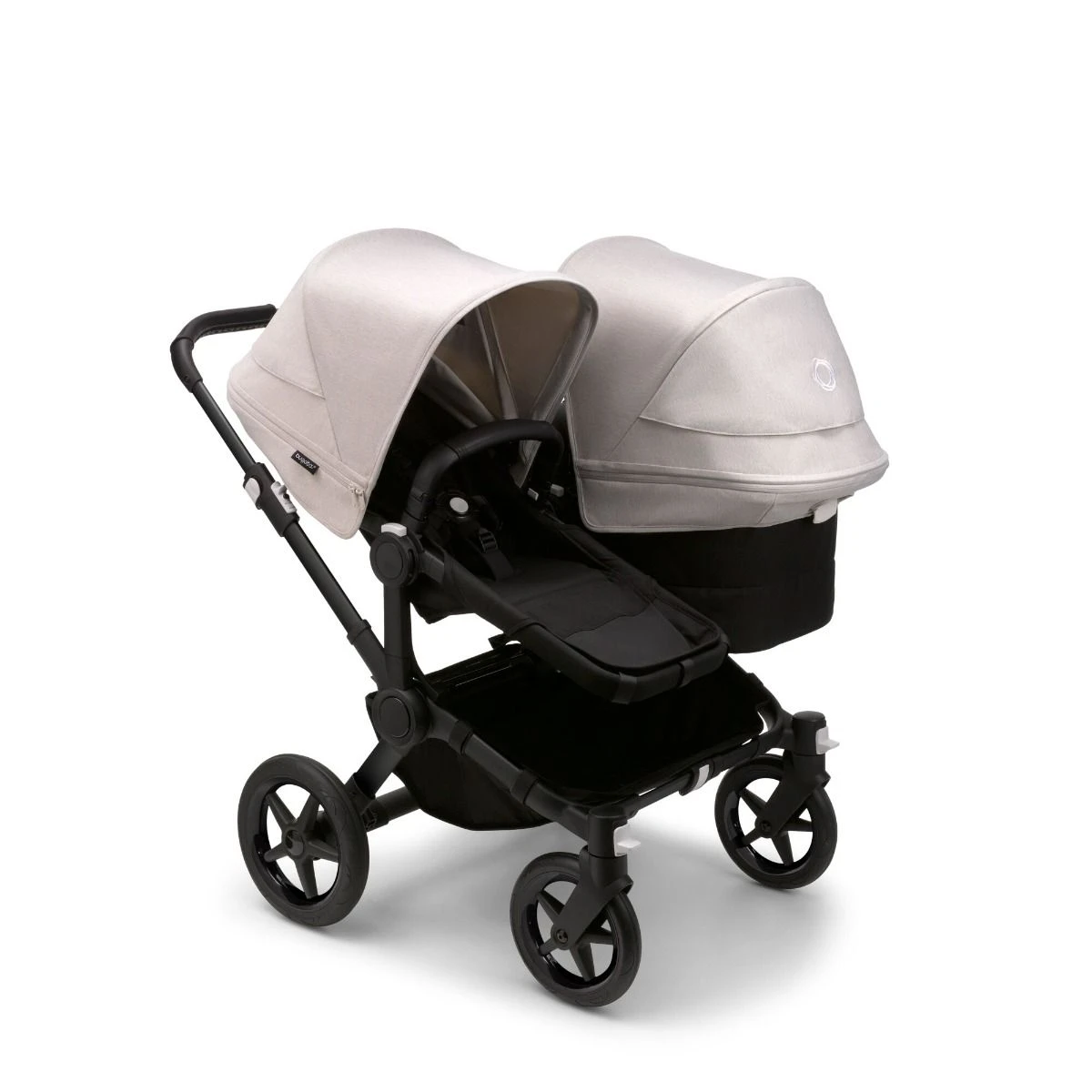 Bugaboo Donkey 5 Duo Black - Midnight Black - Misty White Bugaboo Donkey 5 Duo Black - Midnight Black - Misty White -Babyproducten Verkoopwinkel bugaboo donkey 5 duo black midnight black misty white