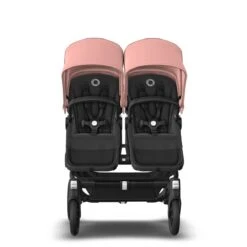 Bugaboo Donkey 5 Duo Black - Midnight Black - Morning Pink -Babyproducten Verkoopwinkel bugaboo donkey 5 duo black midnight black morning pink 12