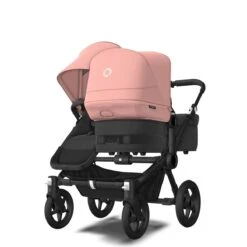 Bugaboo Donkey 5 Duo Black - Midnight Black - Morning Pink -Babyproducten Verkoopwinkel bugaboo donkey 5 duo black midnight black morning pink 6