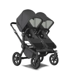Bugaboo Donkey 5 Duo Essential Bundel - Black - Mineral Washed Black -Babyproducten Verkoopwinkel bugaboo donkey 5 duo black mineral washed black 1 1