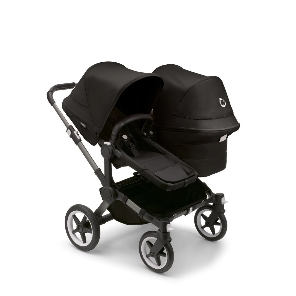 Bugaboo Donkey 5 Duo Graphite - Midnight Black - Midnight Black Bugaboo Donkey 5 Duo Graphite - Midnight Black - Midnight Black -Babyproducten Verkoopwinkel bugaboo donkey 5 duo graphite black midnight black complete