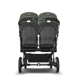 Bugaboo Donkey 5 Duo Graphite - Grey Melange - Forest Green -Babyproducten Verkoopwinkel bugaboo donkey 5 duo graphite grey melange forest green 8