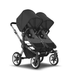 Bugaboo Donkey 5 Duo Graphite - Grey Melange - Midnight Black -Babyproducten Verkoopwinkel bugaboo donkey 5 duo graphite grey melange midnight black 13