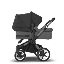 Bugaboo Donkey 5 Duo Graphite - Grey Melange - Midnight Black -Babyproducten Verkoopwinkel bugaboo donkey 5 duo graphite grey melange midnight black 7
