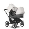 Bugaboo Donkey 5 Duo Graphite - Grey Melange - Misty White
