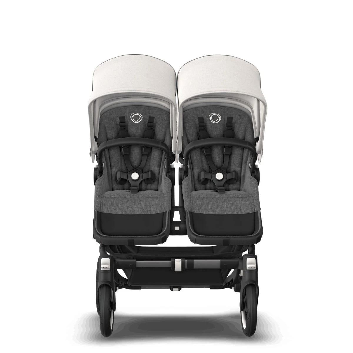 Bugaboo Donkey 5 Duo Graphite - Grey Melange - Misty White Bugaboo Donkey 5 Duo Graphite - Grey Melange - Misty White -Babyproducten Verkoopwinkel bugaboo donkey 5 duo graphite grey melange misty white 11