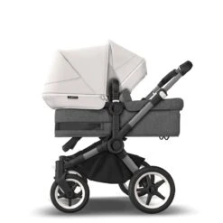 Bugaboo Donkey 5 Duo Graphite - Grey Melange - Misty White 2 Bugaboo Donkey 5 Duo Graphite - Grey Melange - Misty White -Babyproducten Verkoopwinkel bugaboo donkey 5 duo graphite grey melange misty white