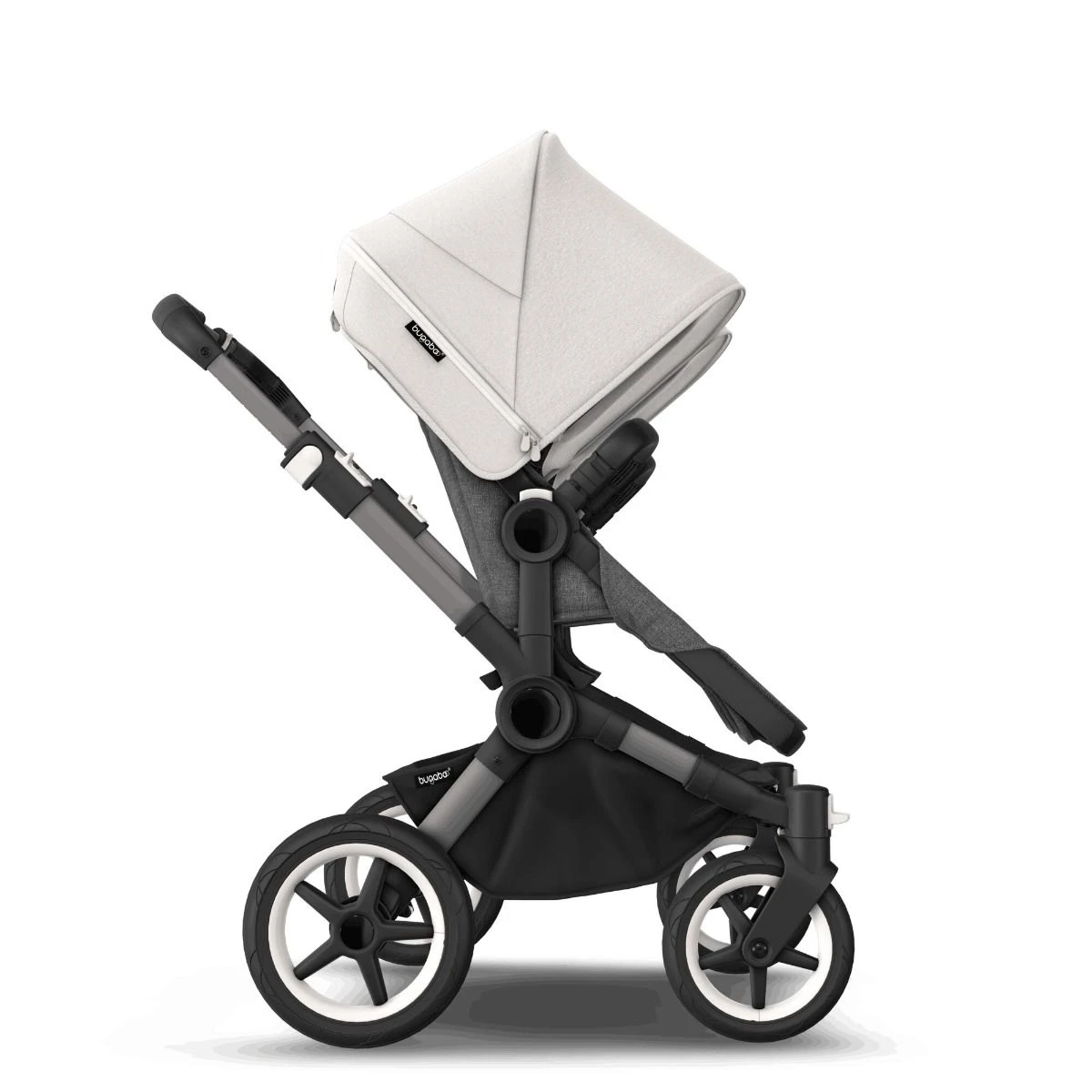 Bugaboo Donkey 5 Duo Graphite - Grey Melange - Misty White Bugaboo Donkey 5 Duo Graphite - Grey Melange - Misty White -Babyproducten Verkoopwinkel bugaboo donkey 5 duo graphite grey melange misty white 9