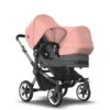 Bugaboo Donkey 5 Duo Graphite - Grey Melange- Morning Pink