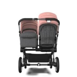 Bugaboo Donkey 5 Duo Graphite - Grey Melange- Morning Pink -Babyproducten Verkoopwinkel bugaboo donkey 5 duo graphite grey melange morning pink 9