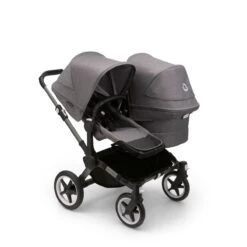 Bugaboo Donkey 5 Duo Graphite - Grey Melange - Grey Melange 4 Bugaboo Donkey 5 Duo Graphite - Grey Melange - Grey Melange -Babyproducten Verkoopwinkel bugaboo donkey 5 duo graphite grey melange new