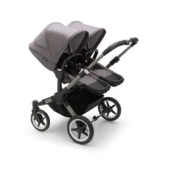 Bugaboo Donkey 5 Duo Essential Bundel - Graphite - Grey Melange -Babyproducten Verkoopwinkel bugaboo donkey 5 duo graphite grey melange seats