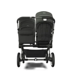 Bugaboo Donkey 5 Duo Graphite - Midnight Black - Forest Green -Babyproducten Verkoopwinkel bugaboo donkey 5 duo graphite midnight black forest green 2