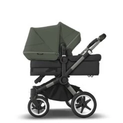 Bugaboo Donkey 5 Duo Graphite - Midnight Black - Forest Green -Babyproducten Verkoopwinkel bugaboo donkey 5 duo graphite midnight black forest green 6