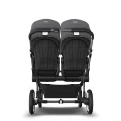 Bugaboo Donkey 5 Duo Graphite - Midnight Black - Grey Melange -Babyproducten Verkoopwinkel bugaboo donkey 5 duo graphite midnight black grey melange 10