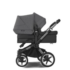 Bugaboo Donkey 5 Duo Graphite - Midnight Black - Grey Melange -Babyproducten Verkoopwinkel bugaboo donkey 5 duo graphite midnight black grey melange 5