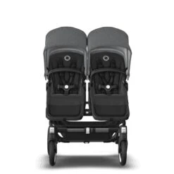Bugaboo Donkey 5 Duo Graphite - Midnight Black - Grey Melange -Babyproducten Verkoopwinkel bugaboo donkey 5 duo graphite midnight black grey melange 9