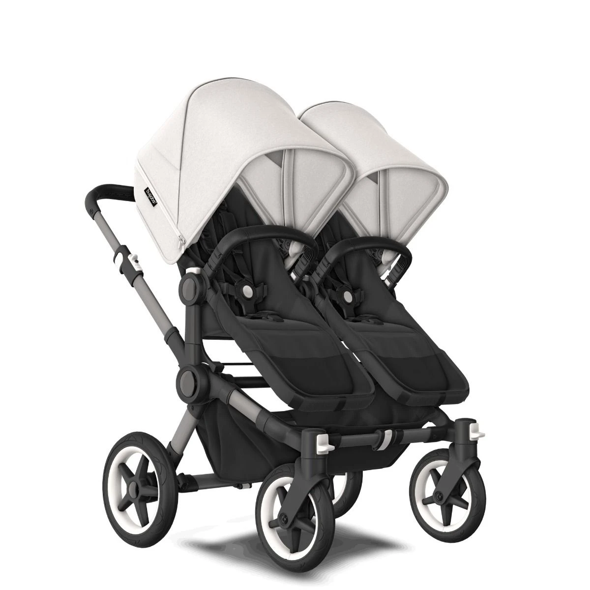 Bugaboo Donkey 5 Duo Graphite - Midnight Black - Misty White Bugaboo Donkey 5 Duo Graphite - Midnight Black - Misty White -Babyproducten Verkoopwinkel bugaboo donkey 5 duo graphite midnight black misty white 1 1