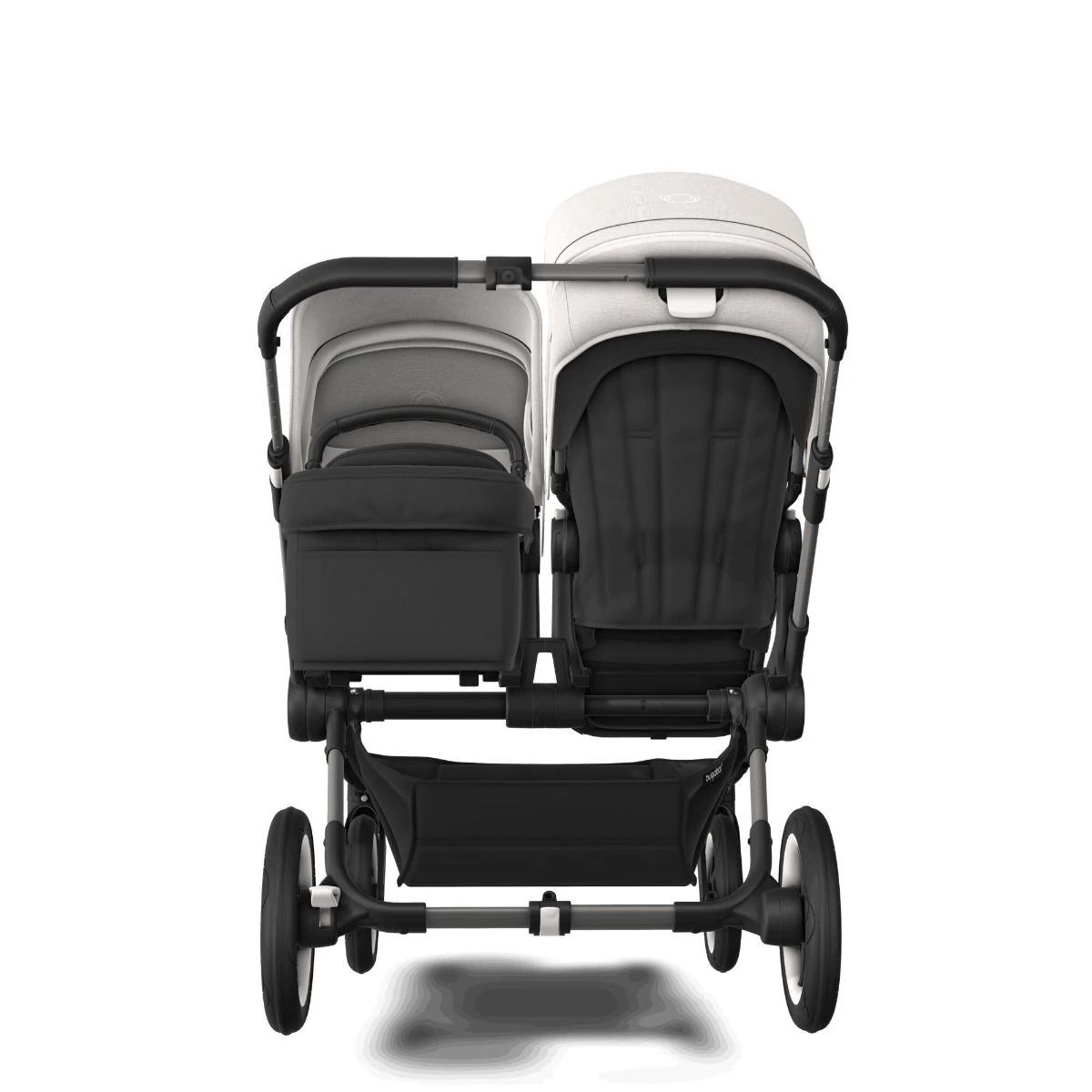 Bugaboo Donkey 5 Duo Graphite - Midnight Black - Misty White Bugaboo Donkey 5 Duo Graphite - Midnight Black - Misty White -Babyproducten Verkoopwinkel bugaboo donkey 5 duo graphite midnight black misty white 6 1