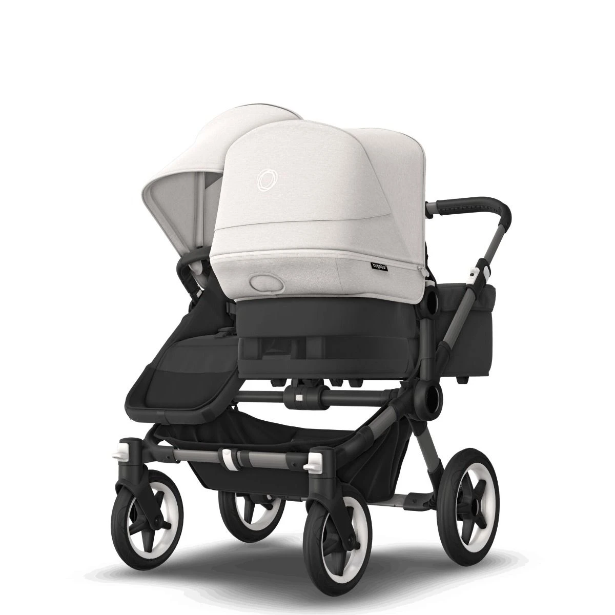 Bugaboo Donkey 5 Duo Graphite - Midnight Black - Misty White Bugaboo Donkey 5 Duo Graphite - Midnight Black - Misty White -Babyproducten Verkoopwinkel bugaboo donkey 5 duo graphite midnight black misty white 9 1