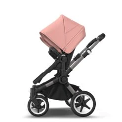 Bugaboo Donkey 5 Duo Graphite - Midnight Black - Morning Pink -Babyproducten Verkoopwinkel bugaboo donkey 5 duo graphite midnight black morning pink 10