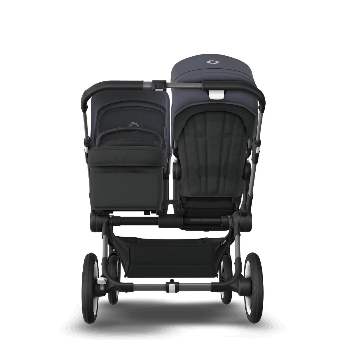 Bugaboo Donkey 5 Duo Graphite - Midnight Black - Stormy Blue Bugaboo Donkey 5 Duo Graphite - Midnight Black - Stormy Blue -Babyproducten Verkoopwinkel bugaboo donkey 5 duo graphite midnight black stormy blue 5
