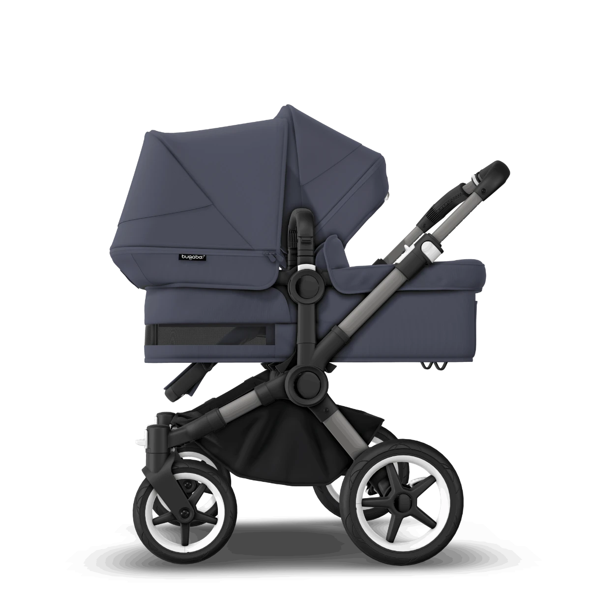 Bugaboo Donkey 5 Duo Essential Bundel - Graphite - Stormy Blue Bugaboo Donkey 5 Duo Essential Bundel - Graphite - Stormy Blue -Babyproducten Verkoopwinkel bugaboo donkey 5 duo graphite stormy blue stormy blue 1 2