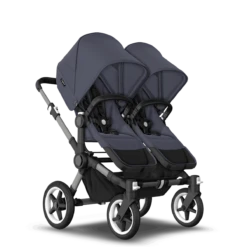 Bugaboo Donkey 5 Duo Graphite - Stormy Blue - Stormy Blue -Babyproducten Verkoopwinkel bugaboo donkey 5 duo graphite stormy blue stormy blue