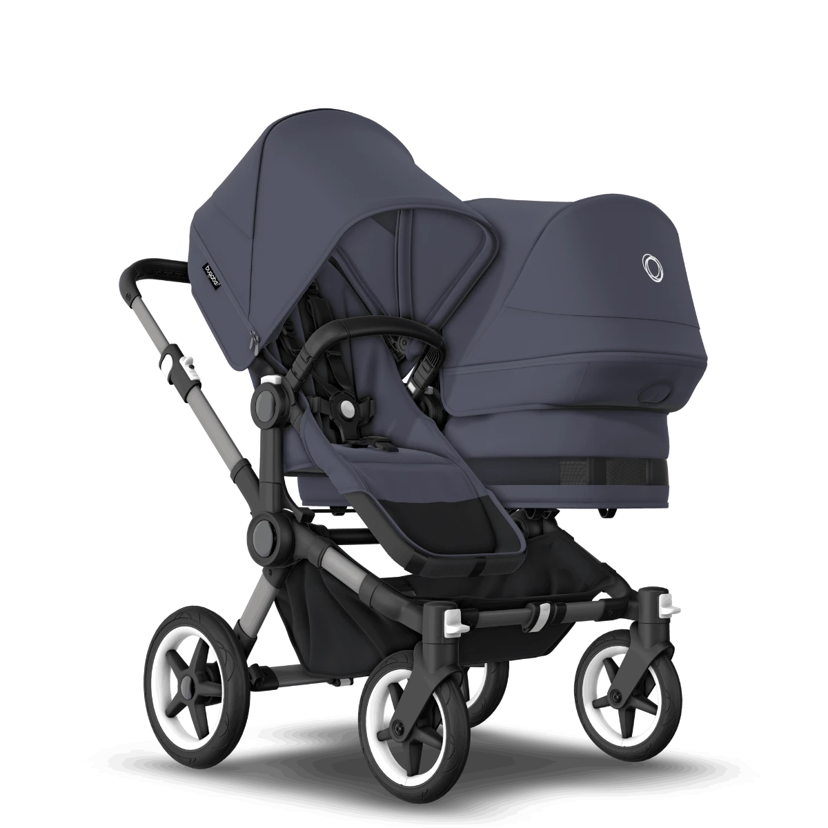 Bugaboo Donkey 5 Duo Essential Bundel - Graphite - Stormy Blue Bugaboo Donkey 5 Duo Essential Bundel - Graphite - Stormy Blue -Babyproducten Verkoopwinkel bugaboo donkey 5 duo graphite stormy blue stormy blue 4 1 1