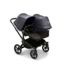 Bugaboo Donkey 5 Duo Black - Midnight Black - Stormy Blue