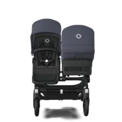 Bugaboo Donkey 5 Duo Black - Midnight Black - Stormy Blue -Babyproducten Verkoopwinkel bugaboo donkey 5 duo midnight black stormy blue 4