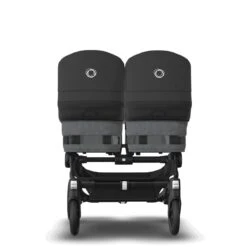 Bugaboo Donkey 5 Twin Black - Grey Melange - Midnight Black 2 Bugaboo Donkey 5 Twin Black - Grey Melange - Midnight Black -Babyproducten Verkoopwinkel bugaboo donkey 5 twin black grey melange black