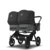 Bugaboo Donkey 5 Twin Black - Grey Melange - Midnight Black
