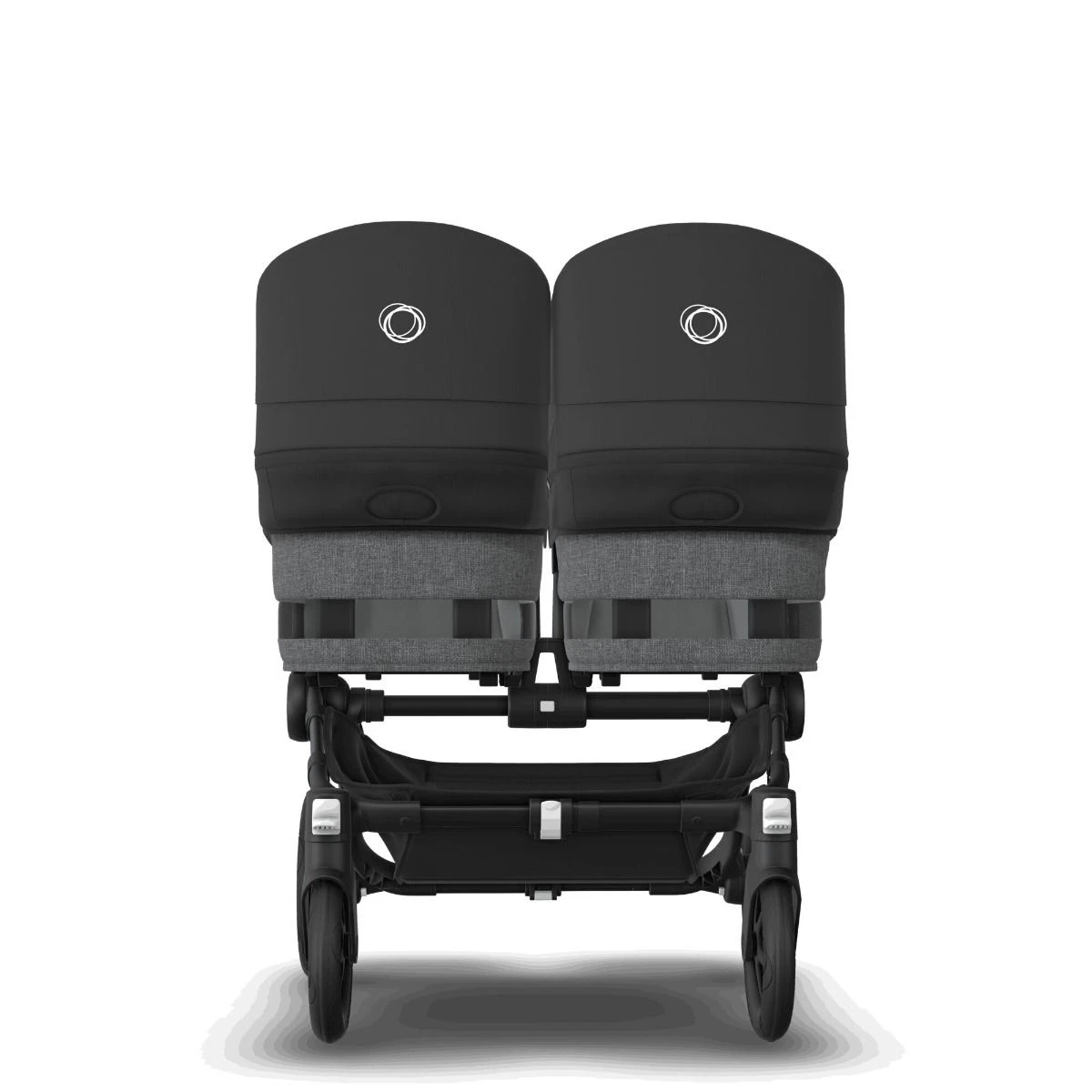 Bugaboo Donkey 5 Twin Black - Grey Melange - Midnight Black Bugaboo Donkey 5 Twin Black - Grey Melange - Midnight Black -Babyproducten Verkoopwinkel bugaboo donkey 5 twin black grey melange black