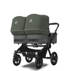 Bugaboo Donkey 5 Twin Black - Grey Melange -Forest Green